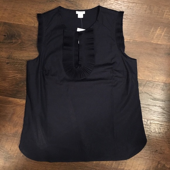 NWT J Crew End on End Ruffle Shell - Picture 2 of 6